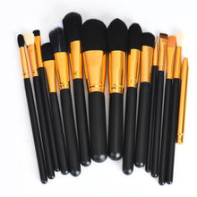 15PCS Maange Professional makeup brushes wooden lip eyeliner Powder foundation makeup brush maquiagem cosmetics Tool ILML