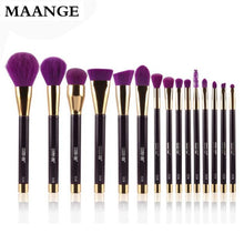 15PCS Maange Professional makeup brushes Cosmetics Wood pinceaux de maquillage Eyeshadow Foundation oval makeup brush Tool ILML