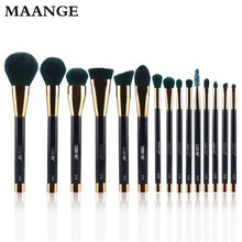 15PCS Maange Professional makeup brushes Cosmetics Wood pinceaux de maquillage Eyeshadow Foundation oval makeup brush Tool ILML