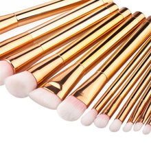 15PCS Maange Professional makeup brushes Cosmetics Wood pinceaux de maquillage Eyeshadow Foundation oval makeup brush Tool ILML