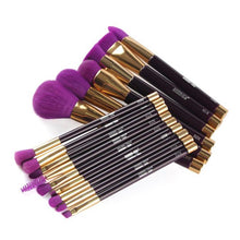 15PCS Maange Professional makeup brushes Cosmetics Wood pinceaux de maquillage Eyeshadow Foundation oval makeup brush Tool ILML