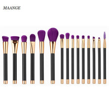 15PCS Professional MAANGE Foundation Powder Blush makeup brushes maquillage cosmetic Eyebrow Eyeshadow Eyeliner make up brushes ILML