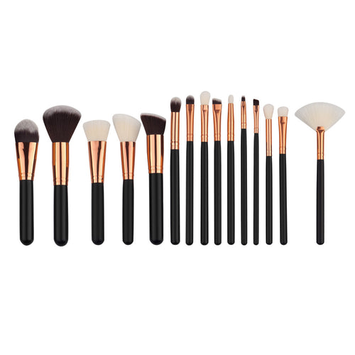 15Pcs MAANGE professional makeup brushes Eyebrow Eyeshadow Brush pinceaux maquillaje Foundation make up brushes cosmetics ILML