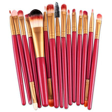 15pcs Makeup Brushes Professional Makeup Goat Hair Brush tool Foundation Make Up Paint Brush Concealer Cleaning Brushes ILML