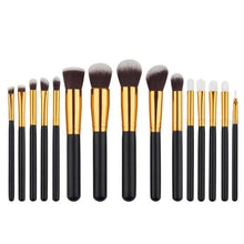 15pcs QiBest Pro makeup brushes maquillage Foundation Powder blending make up brushes eyebrow pencil brush cosmetics Tools ILML