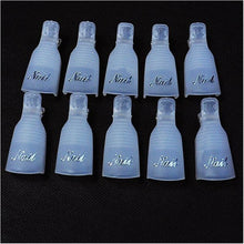 10pcss Remover Gel Polish Nail Art Soakers Remover Soak Off Cap Clip Tools UV Nail Degreaser Polish Wrap Tool Nails ILML