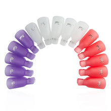 10pcss Remover Gel Polish Nail Art Soakers Remover Soak Off Cap Clip Tools UV Nail Degreaser Polish Wrap Tool Nails ILML