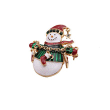 18 Styles Crystal Rhinestone Enamel Brooch Pin Wedding Party Christmas Gifts Brooches for Women Jewelry ILML