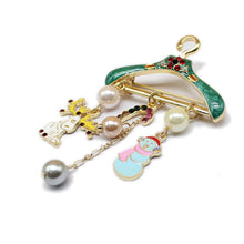 18 Styles Crystal Rhinestone Enamel Brooch Pin Wedding Party Christmas Gifts Brooches for Women Jewelry ILML