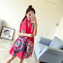 190cm*90cm Women Scarves Necklace Printed Soft Long Wraps Shawl Scarves Cotton Scarf Shawls  ILML