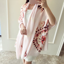 190cm*90cm Women Scarves Necklace Printed Soft Long Wraps Shawl Scarves Cotton Scarf Shawls  ILML