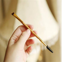 Pro Makeup Bamboo Hle Double Eyebrow Brush Eyebrow Comb Cosmetics Concealer tools Best sold ILML