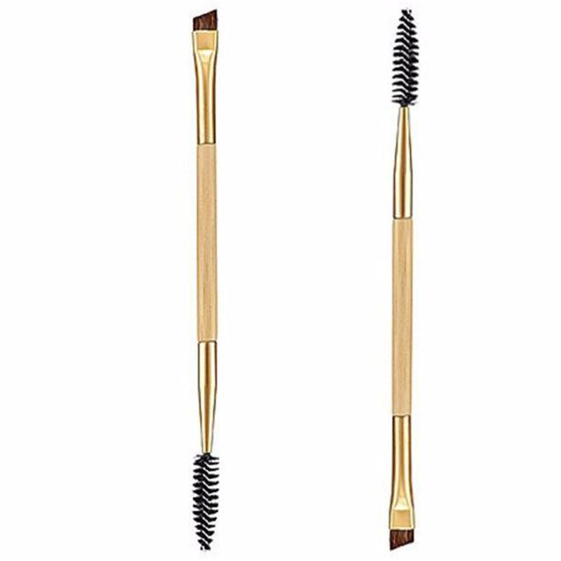 Pro Makeup Bamboo Hle Double Eyebrow Brush Eyebrow Comb Cosmetics Concealer tools Best sold ILML