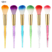 QiBest Professional makeup brushes Powder Cheek Red Foundation blending Brush Beauty make up brushes Cosmetic Tools ILML