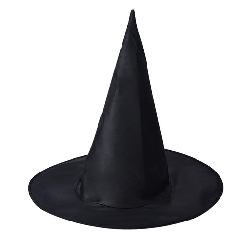 Adult Men Women Black Cap Witch Hat For Halloween Costume Parties Carnivals party Accessory  ILML