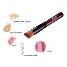 Multi-Function Pro Makeup Brushes Powder Concealer Blush Liquid Foundation Make up Brush Set Wooden Kabuki Brush Cosmetics ILML