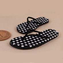 Love Heart Flat Slippers Beach Slippers Massage Slippers ILML