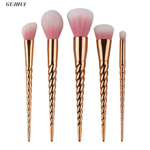 3pcs 5pcs GUJHUI Professional makeup brushes Eyeshadow eyebrow Contour make up brushes Powder Foundation brush cosmetic ILML