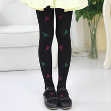 2-7Y Child Girls Kids Velvet Butterfly Stretch Slim Warm Leggings ILML