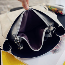 2 pcs Bag Vintage Leather Crossbody Shoulder Shoulder Bags Clutch Bag women messenger bags Ladies Tote ILML