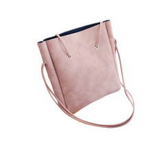 2 pcs Bag Vintage Leather Crossbody Shoulder Shoulder Bags Clutch Bag women messenger bags Ladies Tote ILML