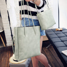 2 pcs Bag Vintage Leather Crossbody Shoulder Shoulder Bags Clutch Bag women messenger bags Ladies Tote ILML