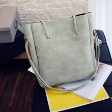 2 pcs Bag Vintage Leather Crossbody Shoulder Shoulder Bags Clutch Bag women messenger bags Ladies Tote ILML