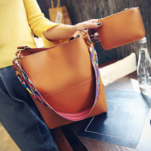 2 pcs Women Bag Vintage Leather messenger bags Crossbody Shoulder Bags Bag luxury hbags bolsa feminina Ladies Clutch ILML