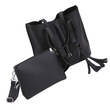 2 pcs women's hbags designer ladies Shoulder bag women messenger bags Tassels leather crossbody bag bolsa mujer ILML