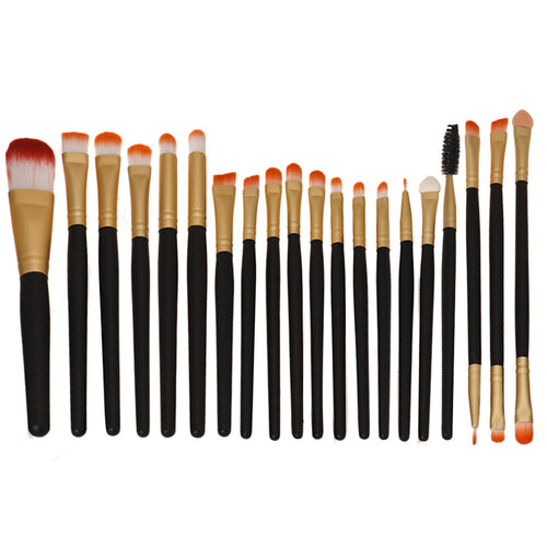 20 Pcs MAANGE Famous professional make up brush foundation eyebrow brush cleaner maquillage makeup brushes Cosmetics ILML