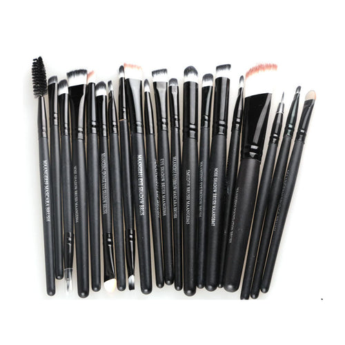 20 pcs Makeup Toiletry Kit Pro Eyeshadow Cosmetic Face Brushes Blusher Powder Foundation Tool cosmetics Concealer Brush ILML