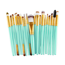20 pcs Makeup brushes Pro hair eyebrow foundation brush pen cleaner Cosmetic maquiagem make up brush Blusher cosmetics ILML
