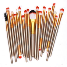 20 pcs Makeup brushes Pro hair eyebrow foundation brush pen cleaner Cosmetic maquiagem make up brush Blusher cosmetics ILML