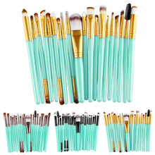 20 pcs Makeup brushes Pro hair eyebrow foundation brush pen cleaner Cosmetic maquiagem make up brush Blusher cosmetics ILML