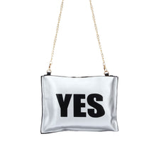 European American PU Leather Letter Pattern Clutch Shoulder Hbag ILML