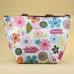 Flower Pattern Waterproof Picnic Lunch Tote Travel Zipper Bag  ILML