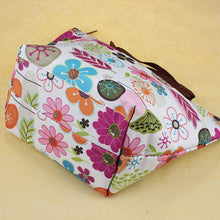 Flower Pattern Waterproof Picnic Lunch Tote Travel Zipper Bag  ILML