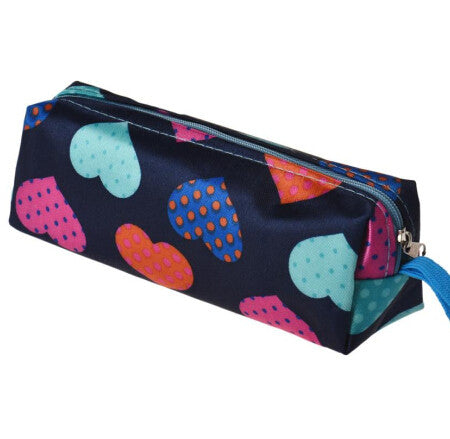 18*4*6cm Mini Portable Heart Square Satin Multicolor Travel Cosmetic Bag Make Up Pouch Bag Clutch Hbag Casual Purse ILML