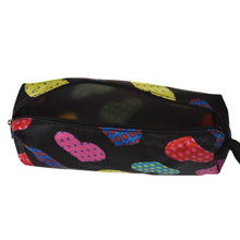 18*4*6cm Mini Portable Heart Square Satin Multicolor Travel Cosmetic Bag Make Up Pouch Bag Clutch Hbag Casual Purse ILML