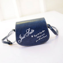 Retro PU Leather Mini Small Adjustable Hasp Shoulder Bag Hbag Letter Solid Packet  ILML