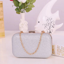 4 Colors Women Clutch Box Evening Party Glitter Chain H Bags Wallet Arrival  ILML