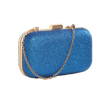 4 Colors Women Clutch Box Evening Party Glitter Chain H Bags Wallet Arrival  ILML