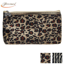 Leopard Zebra Pattern Cosmetic Makeup Portable Storage Bags Pen Pencil Pouch Cases  ILML