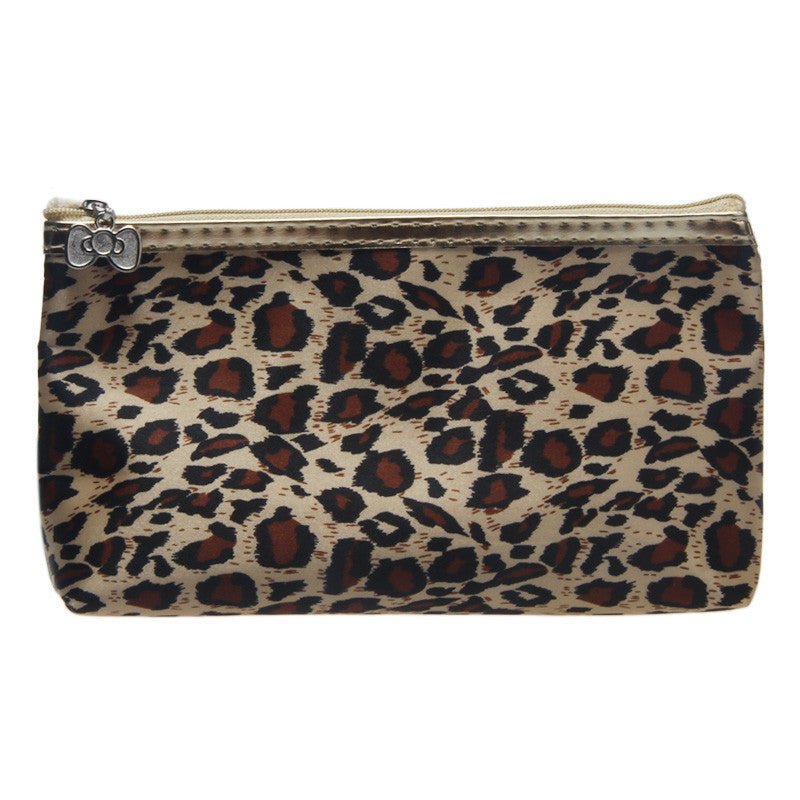 Leopard Zebra Pattern Cosmetic Makeup Portable Storage Bags Pen Pencil Pouch Cases  ILML