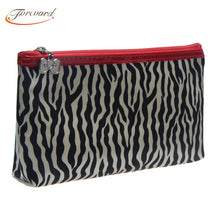Leopard Zebra Pattern Cosmetic Makeup Portable Storage Bags Pen Pencil Pouch Cases  ILML