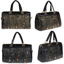 Luxury Women Leather Tote Clutch Shoulder Lace Hbag Gold Silver Color Bag Satchel Bolsa Feminina  ILML