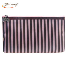 Stripe Pattern Cosmetic Makeup Portable Storage Bags Pen Pencil Pouch Cases  ILML
