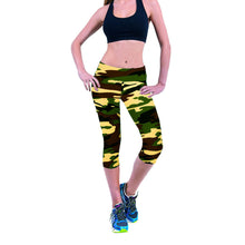 High Waist Casual Pants Women Geometric Printed Stretch Cropped Leggings Femme Feminino Slim pants ILML