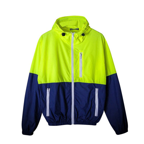 Men Women Unisex Jacket Windbreaker Hooded Coat Casual Jackets Basic Coats Outwear Clothes ILML