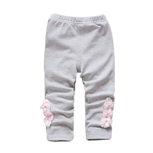 Toddler Baby Girls Kids Skinny Pants Cute Elephant Rabbit Bowknot Print Stretchy Children Warm Leggings ILML